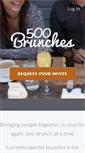 Mobile Screenshot of 500brunches.com