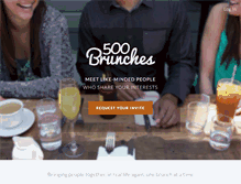 Tablet Screenshot of 500brunches.com